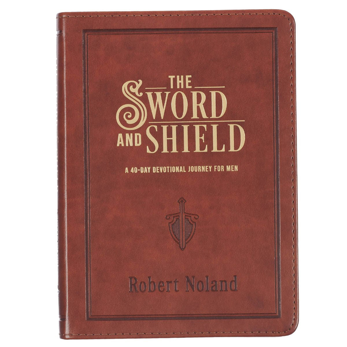 Devotional Gift Book-The Sword And Shield-Faux Leather