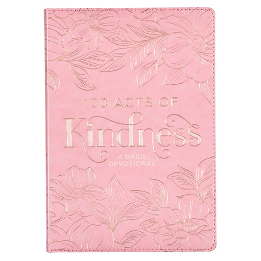 Devotional Gift Book-100 Acts Of Kindness-Faux Leather