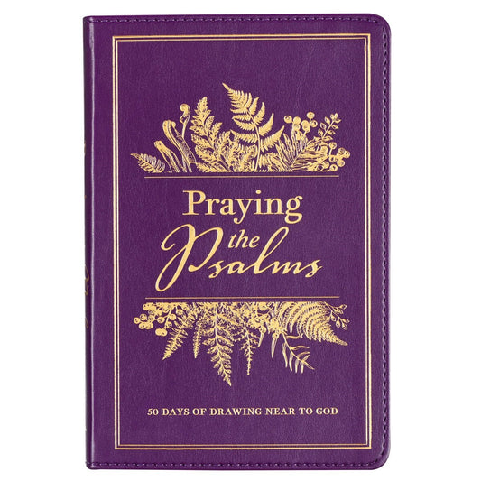 Devotional Gift Book-Praying The Psalms-Faux Leather