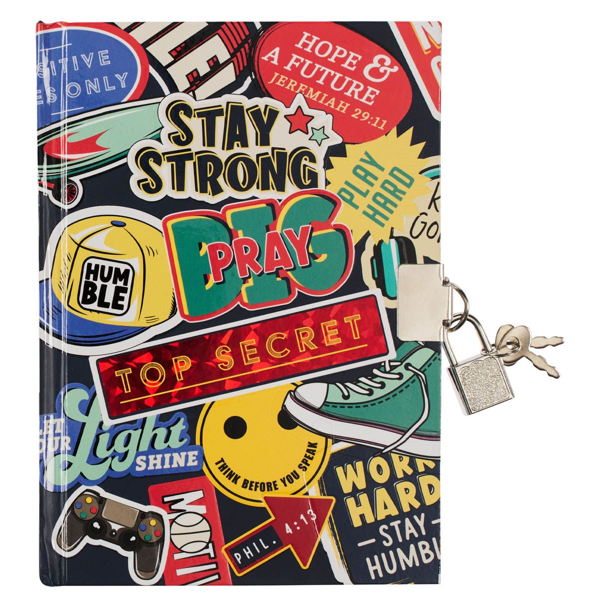 Diary Hardcover-Be Strong-Josh. 1:9