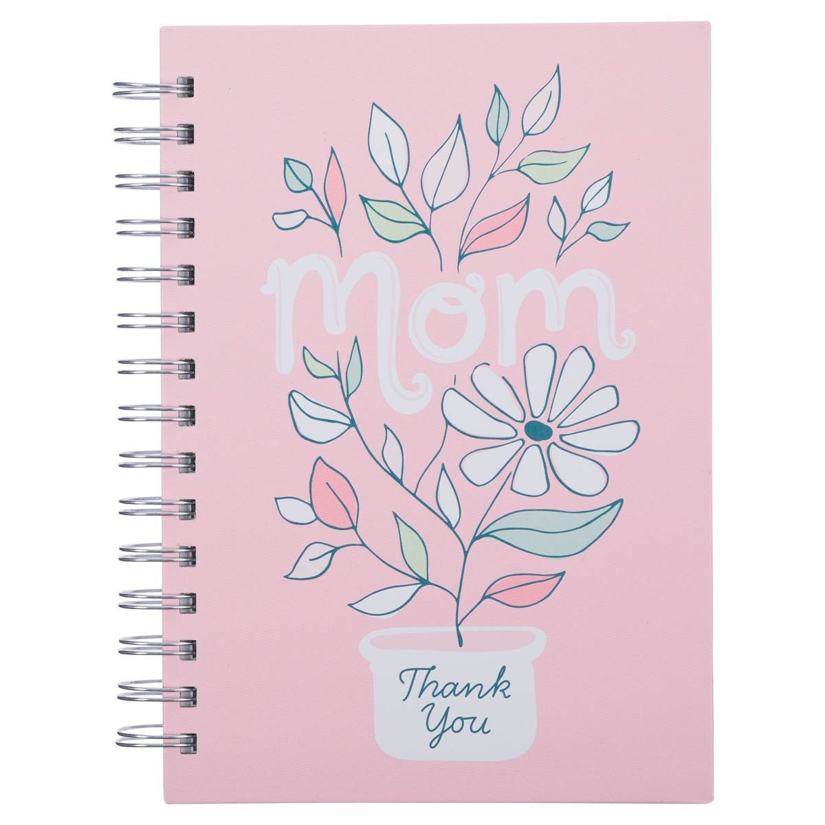 Journal-Wirebound-Pink-Mom  Thank You-1 Thess. 5:16-18