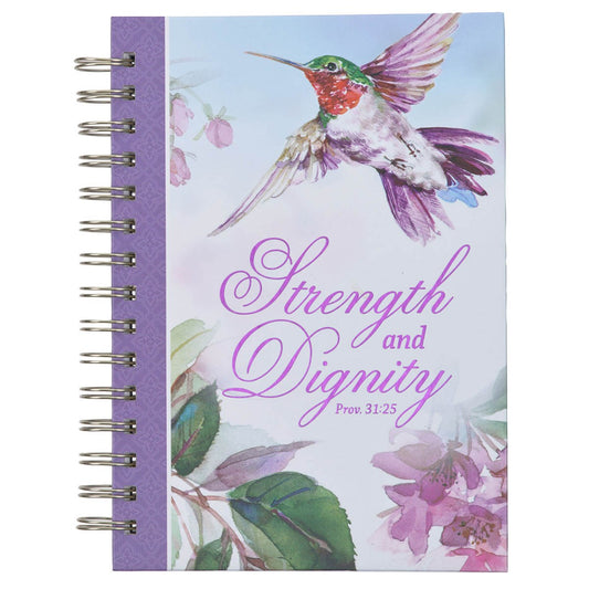 Journal-Wirebound-Purple-Strength And Dignity-Prov. 31:25