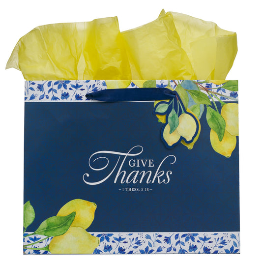 Gift Bag-Large-Landscape-Give Thanks-1 Thess. 5:18