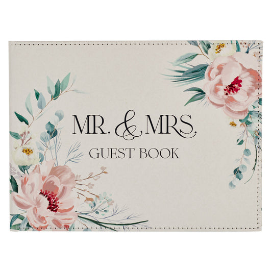 Guest Book-Wedding-Mr. & Mrs. We Love-1 John 4:19