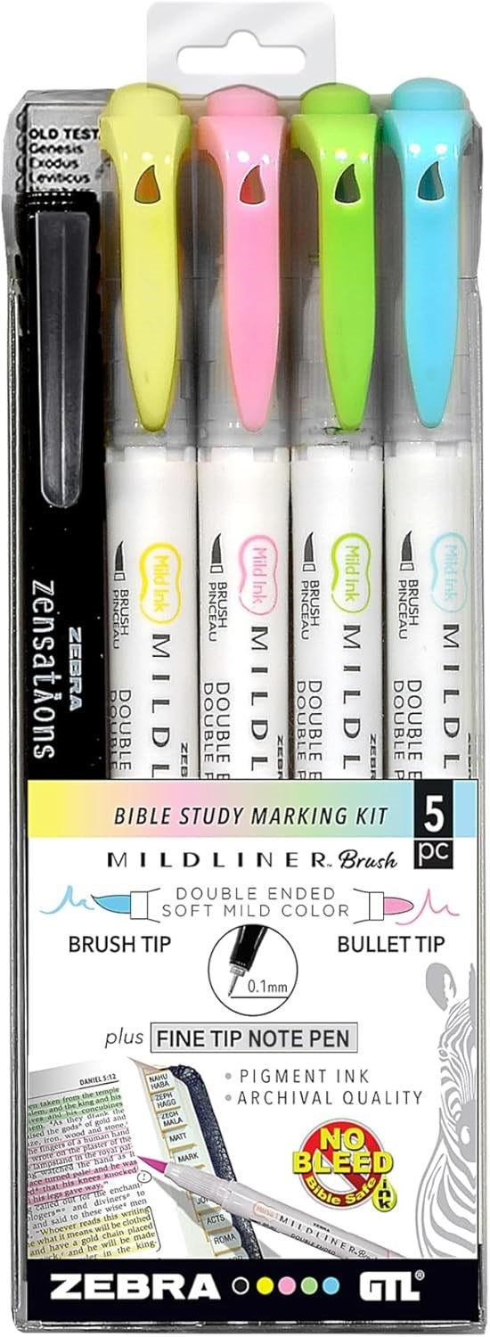 Midliner Brush Study Kit (5 Piece Set)