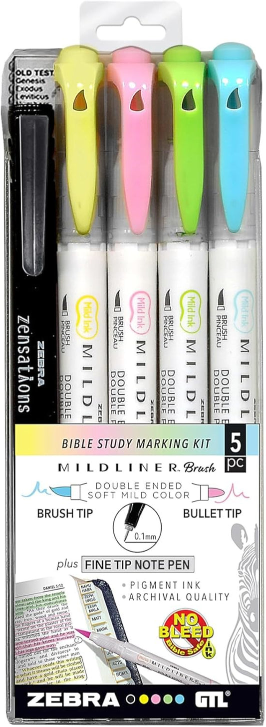 Midliner Brush Study Kit (5 Piece Set)