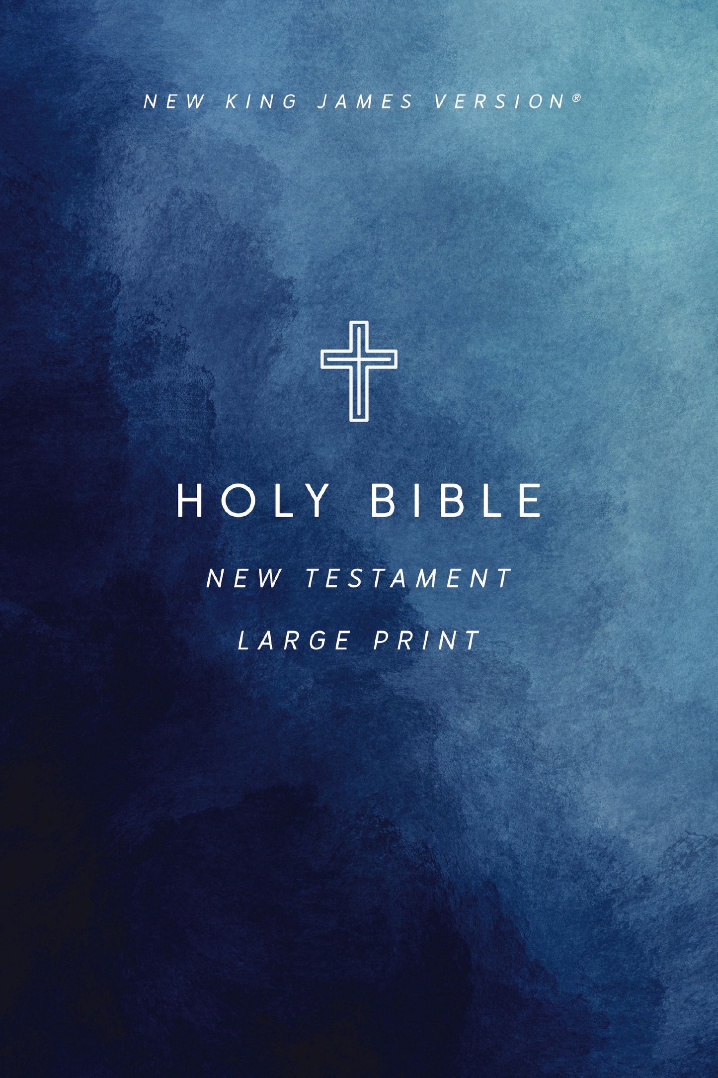 NKJV Large Print Outreach New Testament Bible (Comfort Print)-Geometric Softcover