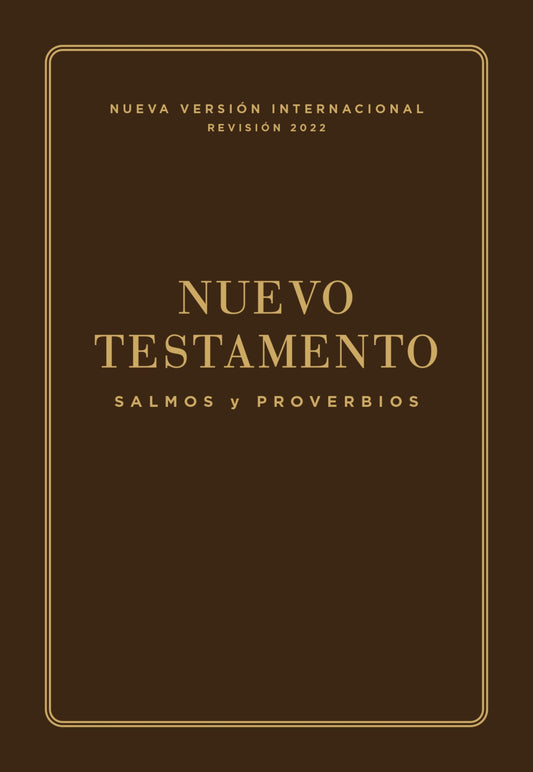 NVI Pocket New Testament w/Psalms And Proverbs (Nuevo Testamento  con Salmos y Proverbios)-Brown Leatherflex
