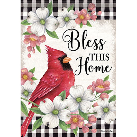 Flag-Garden-Durasoft-Cardinal & Dogwood (12.5" x 18")