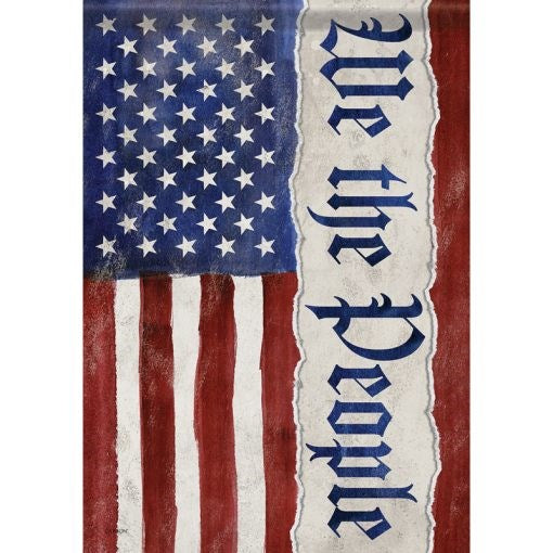 Flag-Garden-Durasoft-We The People (12.5" x 18")