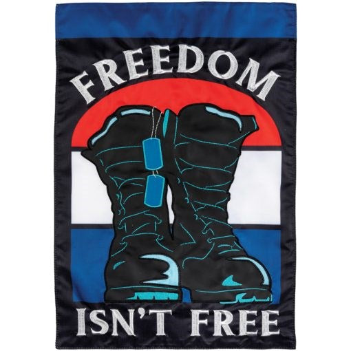 Flag-Garden-Applique-Freedom (12.5" x 18")