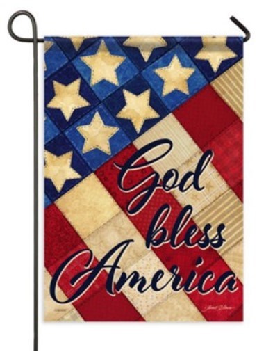 Flag-Garden-Durasoft-Stitches Stars & Stripes (12.5" x 18")