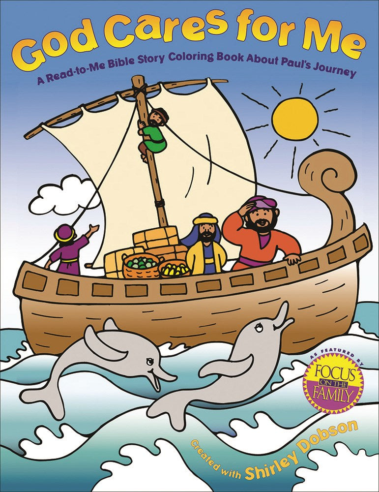 God Cares For Me Coloring book