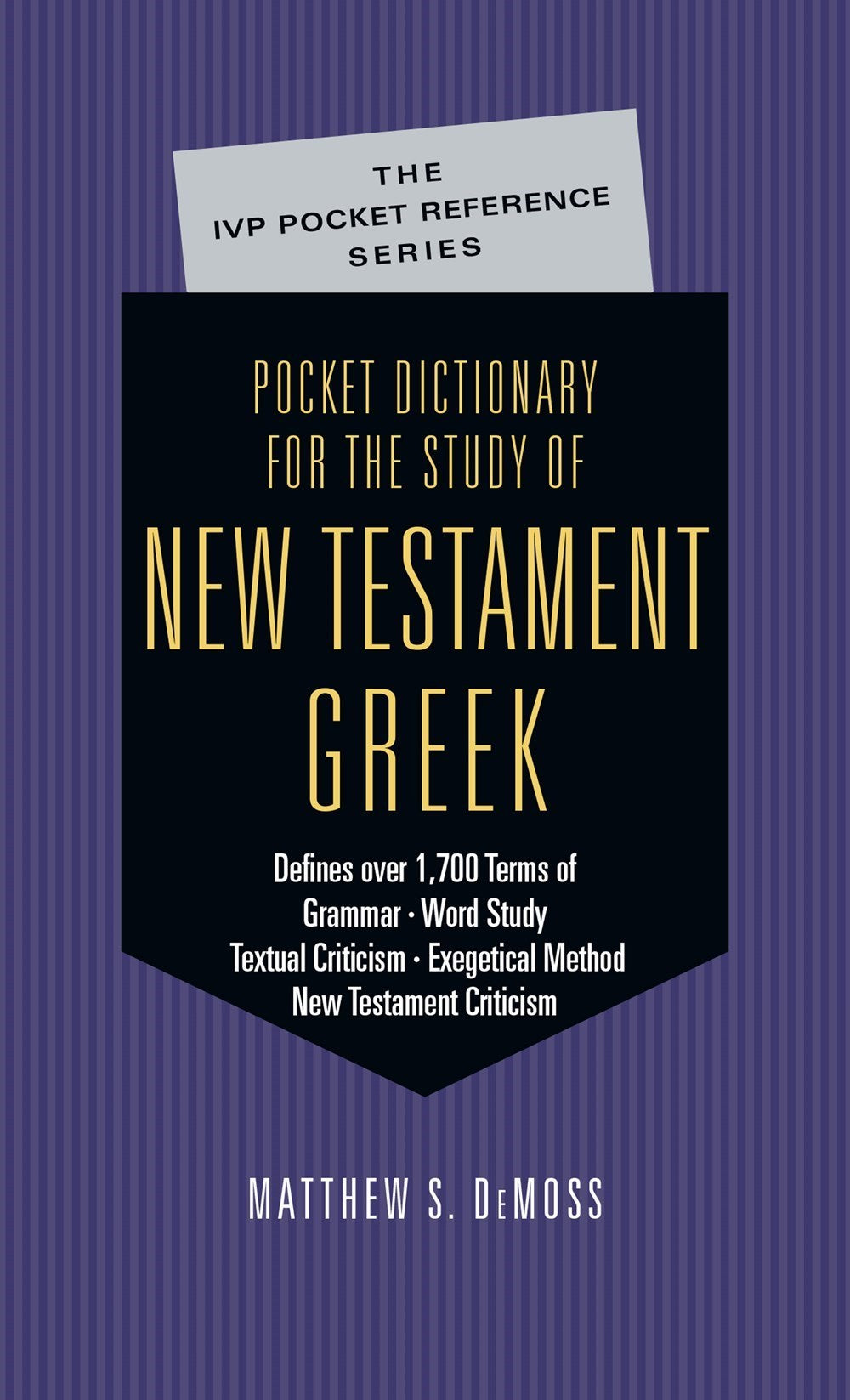 Pocket Dictionary For The Study Of New Testament Greek