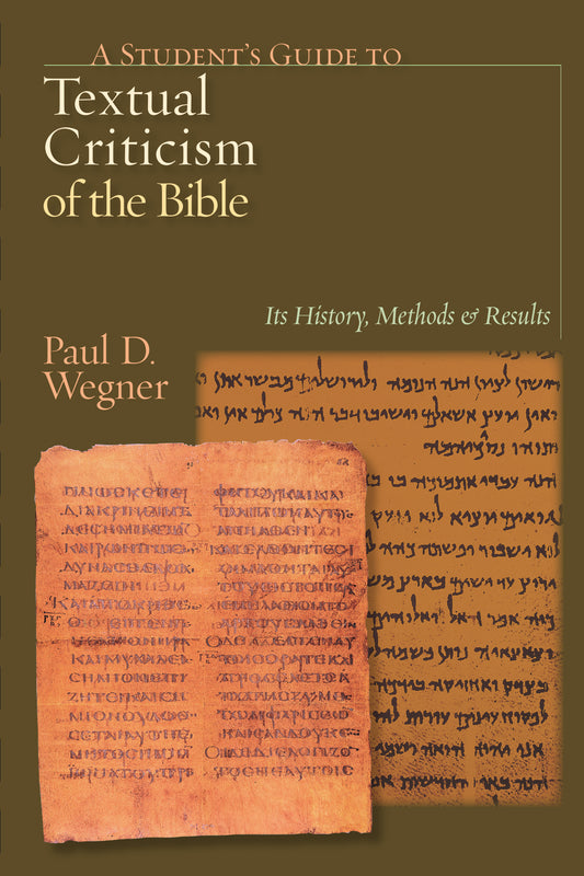Students Guide To Textual Criticism Of The Bible
