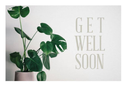 Postcard-Get Well Soon (John 3:16  KJV) (Pack Of 25)