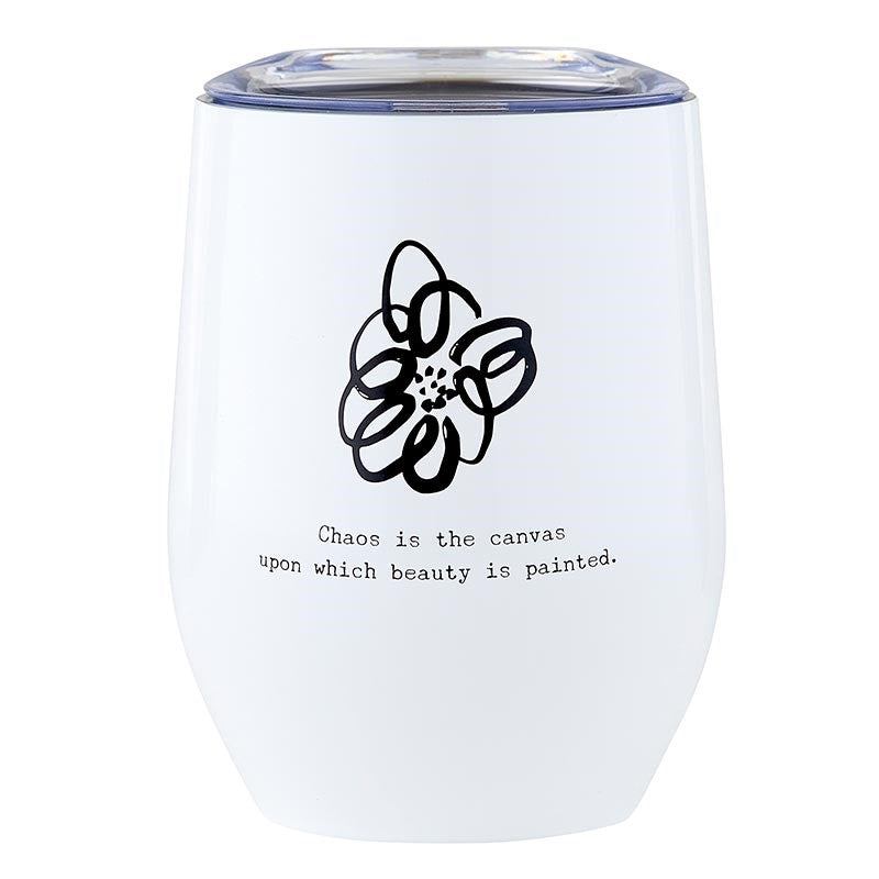 Stainless Steel Tumbler-Chaos/Beauty (12 Oz)