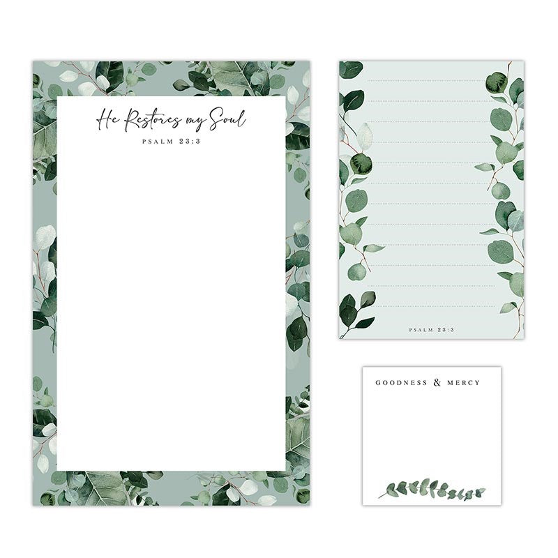Notepad Set-He Restores My Soul