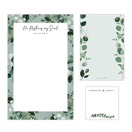 Notepad Set-He Restores My Soul