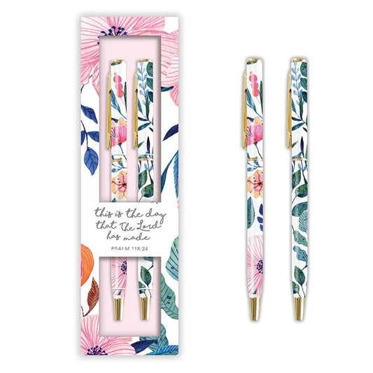 Pen Set-Rejoice & Be Glad (Set Of 2)